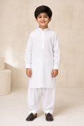 White Eid Kameez Shalwar (Boys') – hero