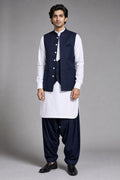 Navy Three-Piece Waistcoat Suit – hero