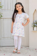 Floral Printed Kurti & Tights Set (Girls') – hero
