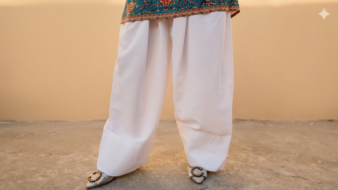 Multicolour Fusion Farshi 2-Piece Suit